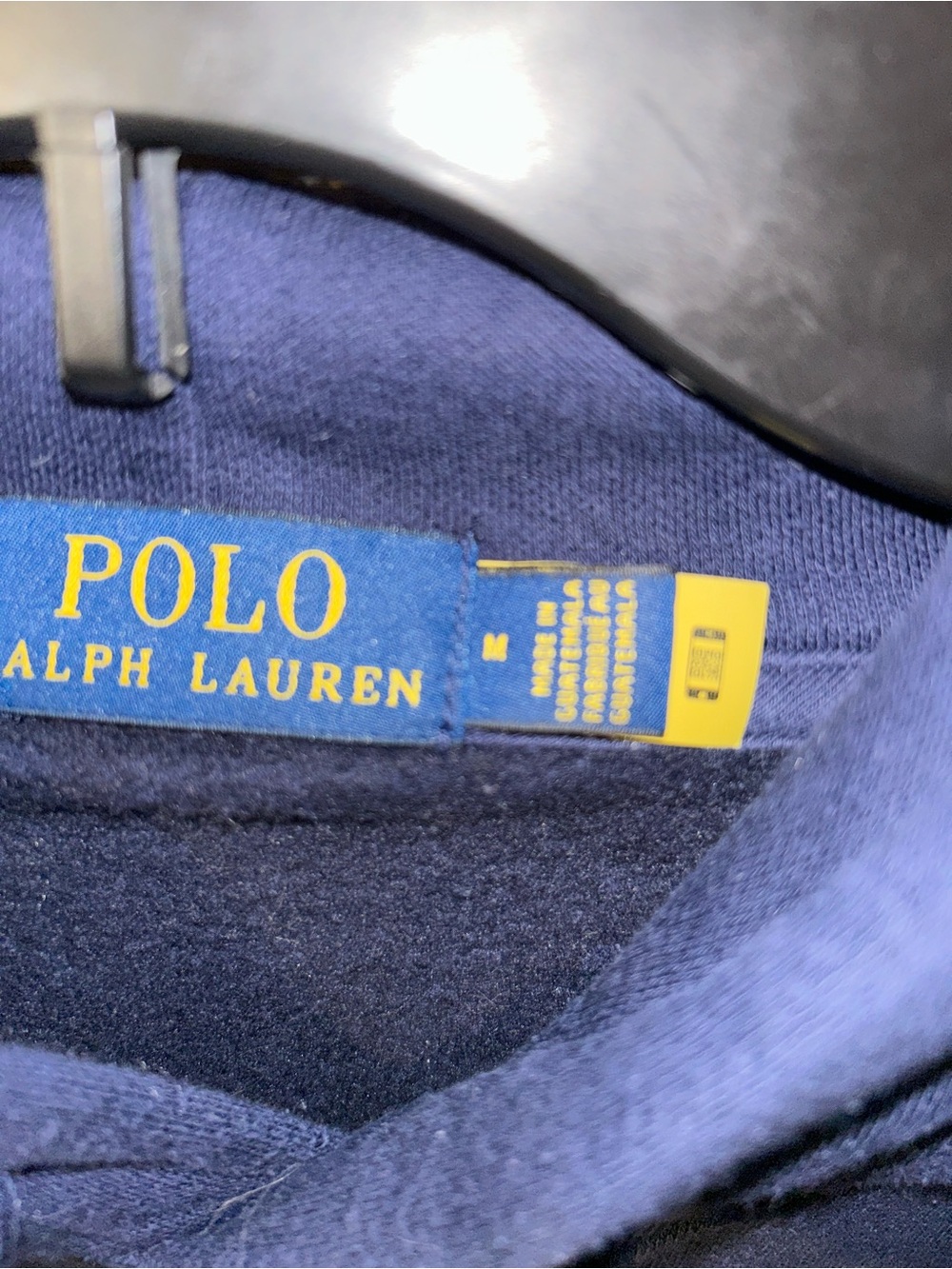 Polo Ralph Lauren Big Pony 1967 Pullover Hoodie Blue Mens Size Medium - Picture 5 of 6